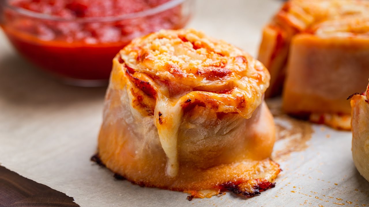 NY Pizza Style Pepperoni Pinwheels