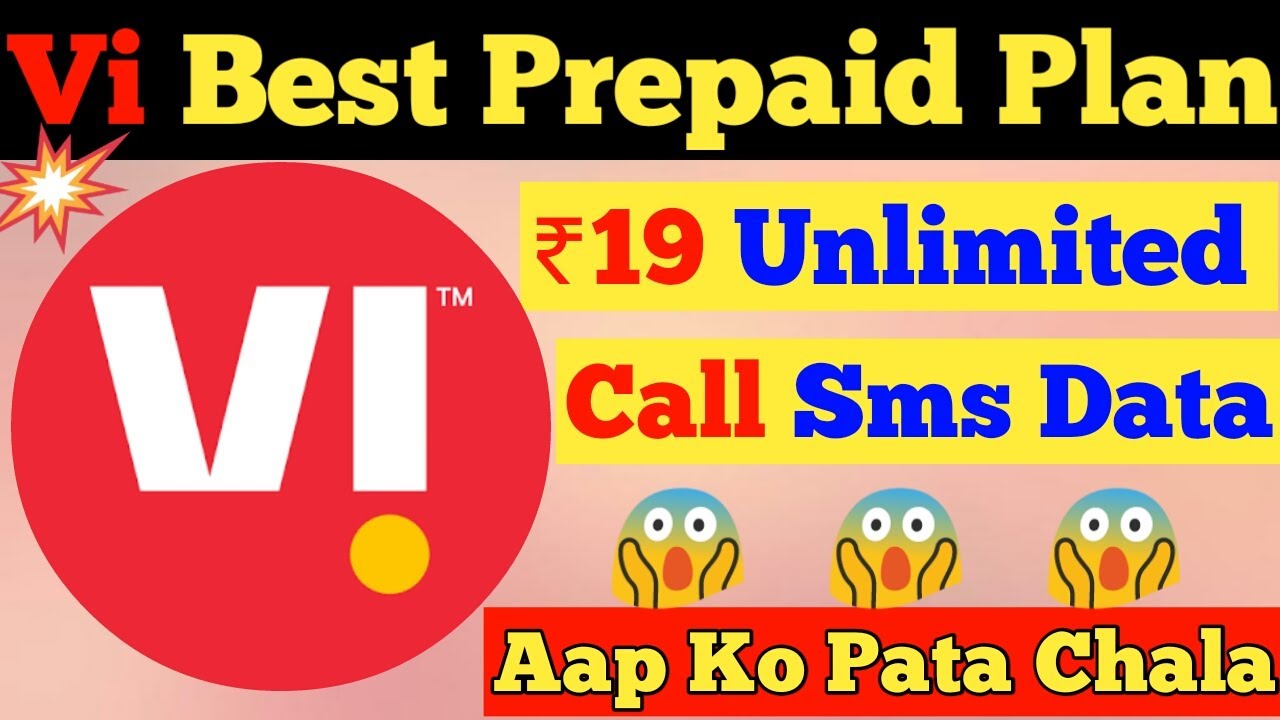 Vi 19 New😱Prepaid Recharge Plan | Vi New Unlimited Calling & Data Plan Vi Recharge All Plan VI Best