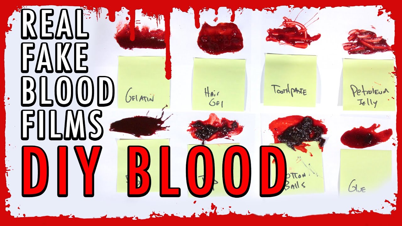 DIY Fake Blood Tutorial CHEAP & EASY! | Real Fake Blood Films