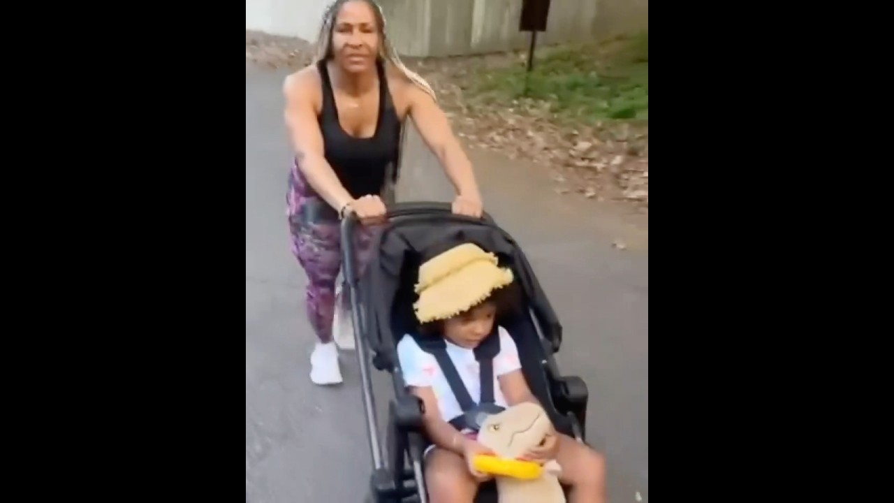 Sheree Whitfield Exercises With Stroller During Granny Duty! 🏋🏾&zwj;♀️