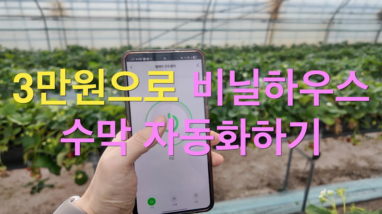 3만원으로 비닐하우스 수막 자동화하기
