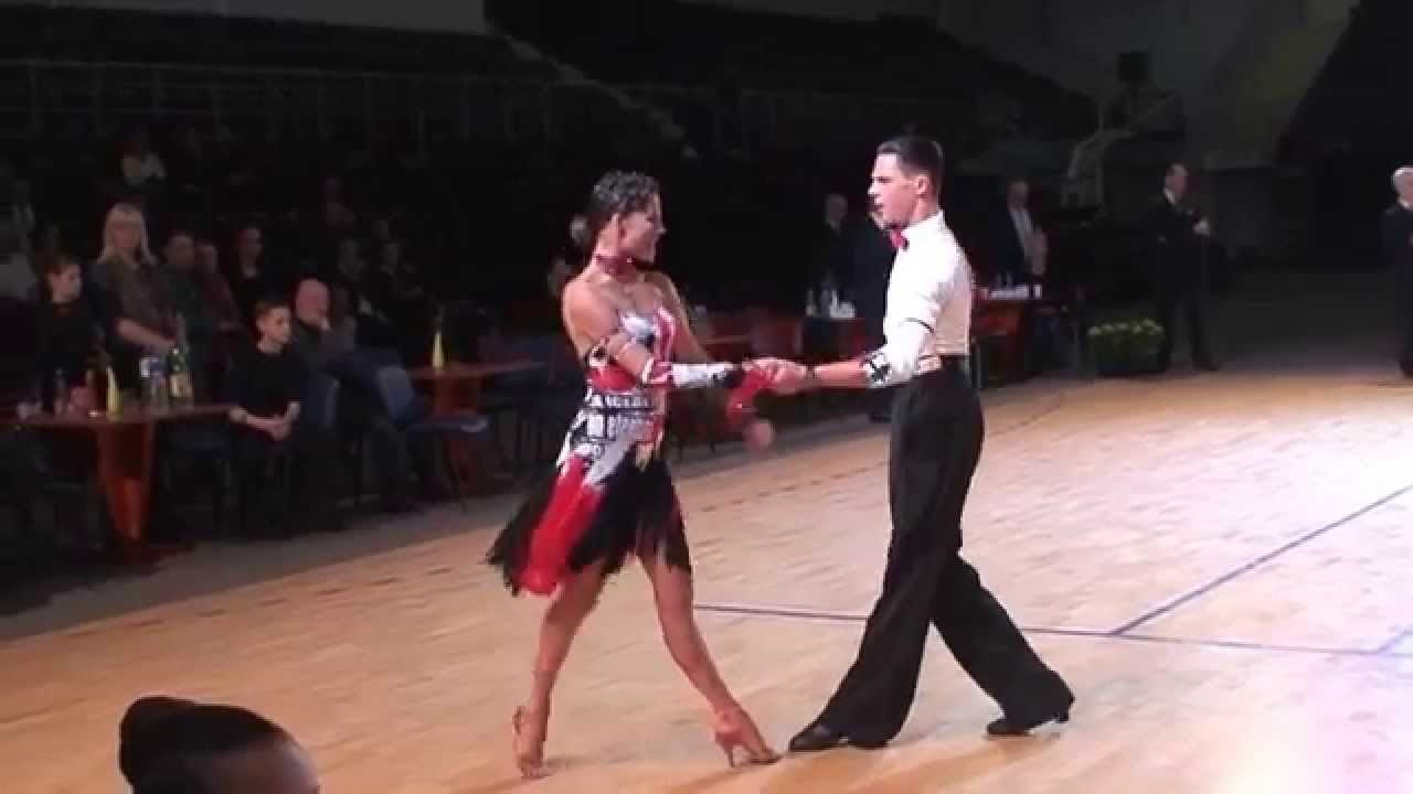 Tomas Fainšil - Patricija Belousova final rumba - Lithuanian National 10 dance Championship 2014