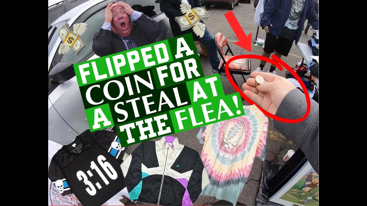 FLIPPED A COIN FOR A STEAL AT THE FLEA MARKET! - Life of a picker collector reseller