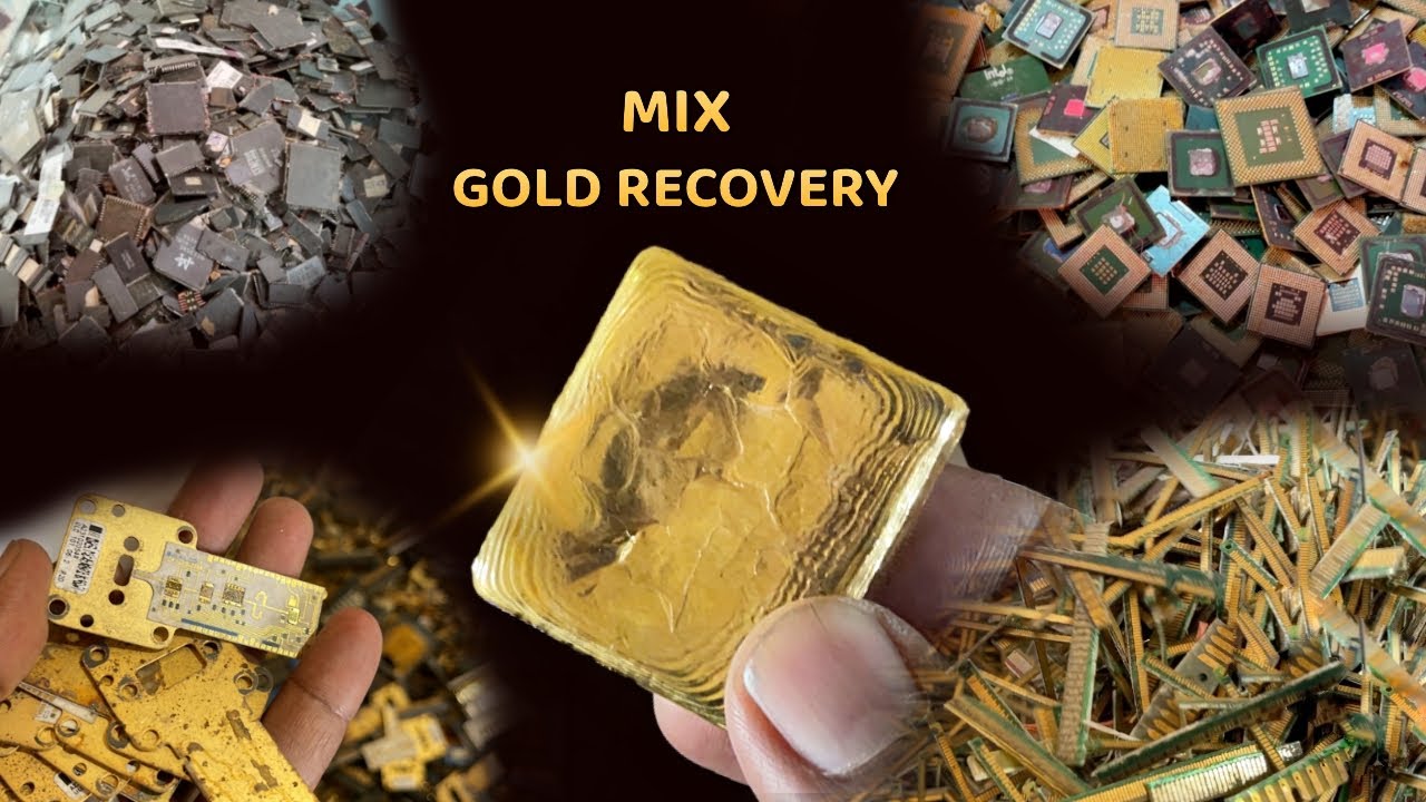 Computer Scrap Gold Recovery 🔥🔥🔥