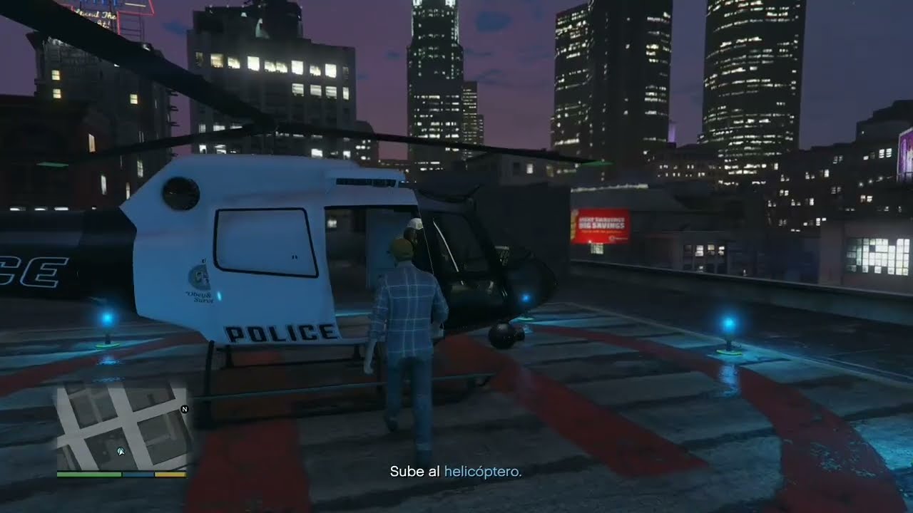 Asiendo misiones en GTA V 