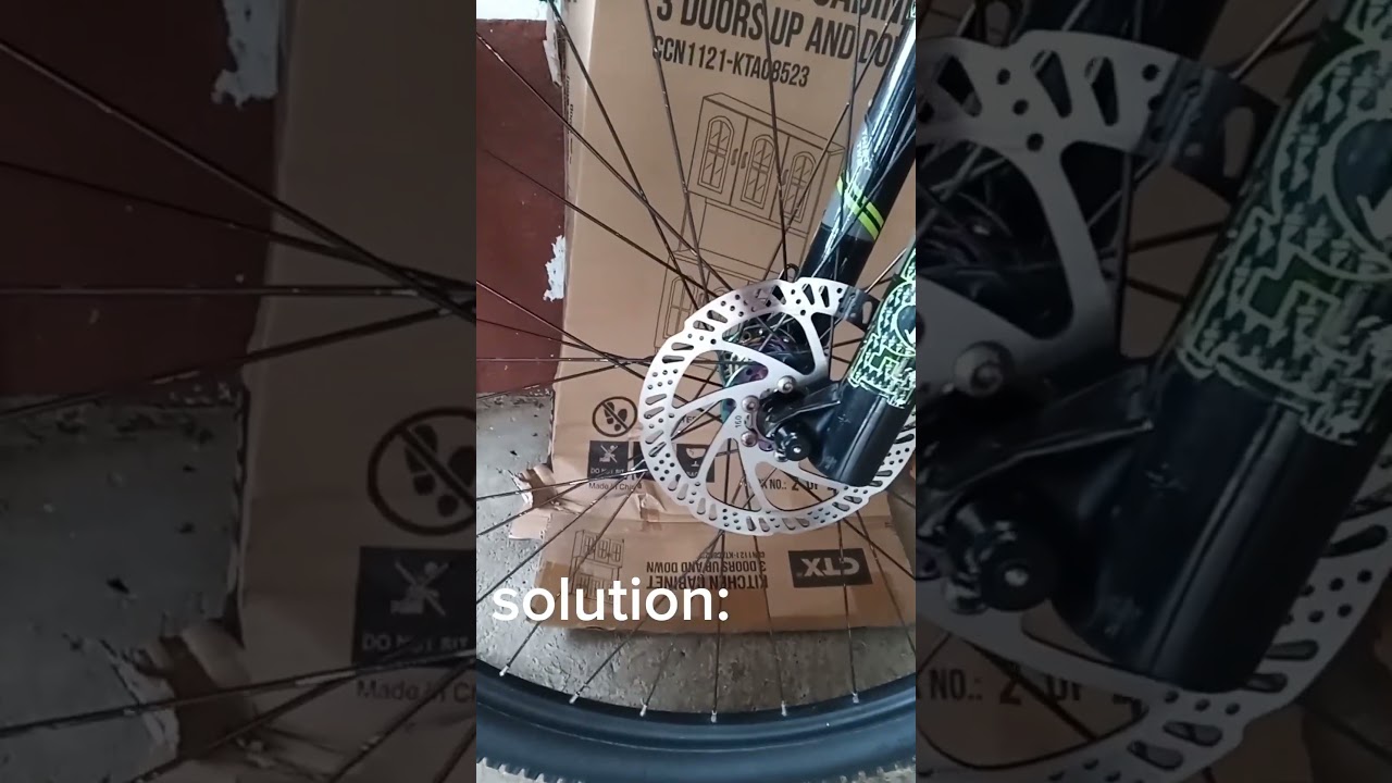 no front brakes