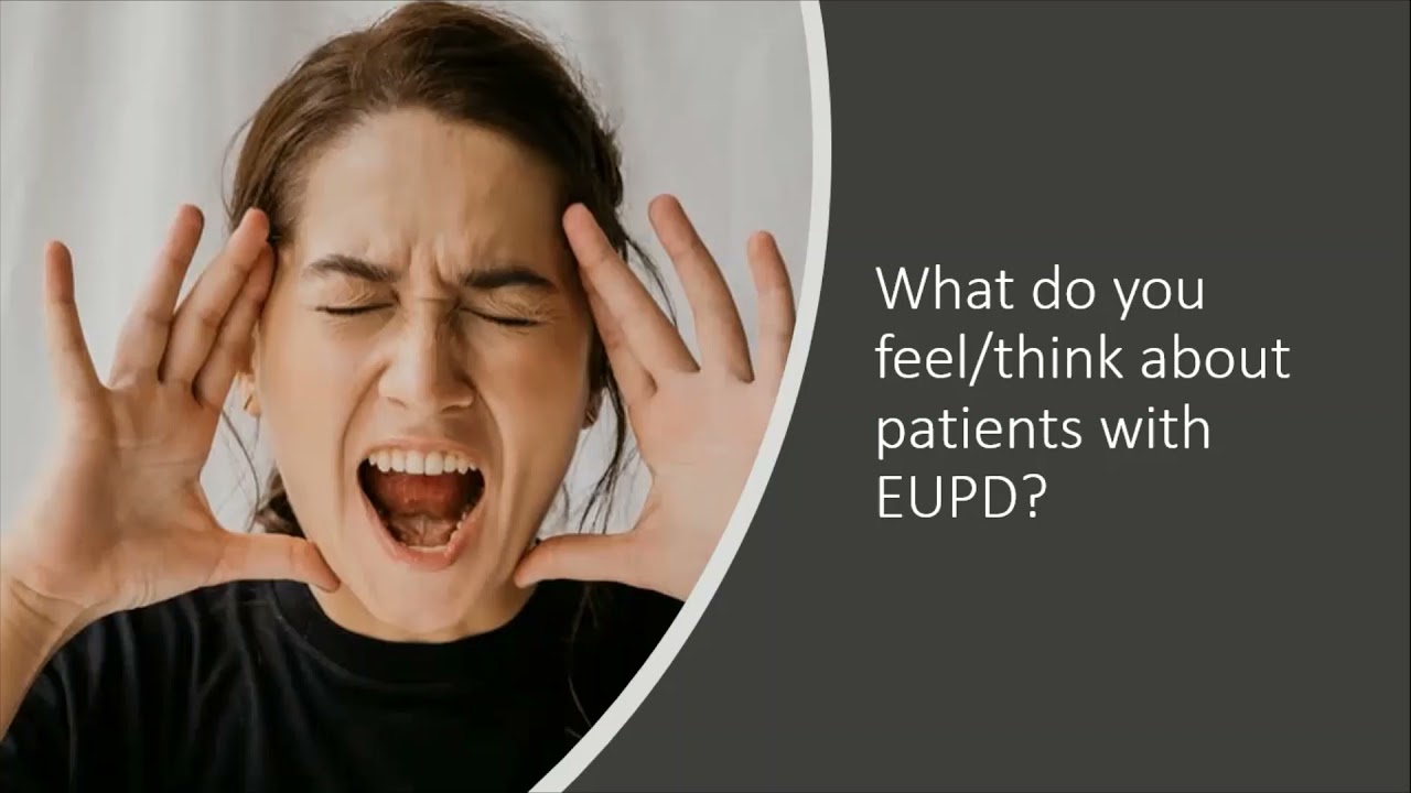 Personality Disorder series #3 (Emotionally unstable/borderline personality disorder EUPD/BPD)