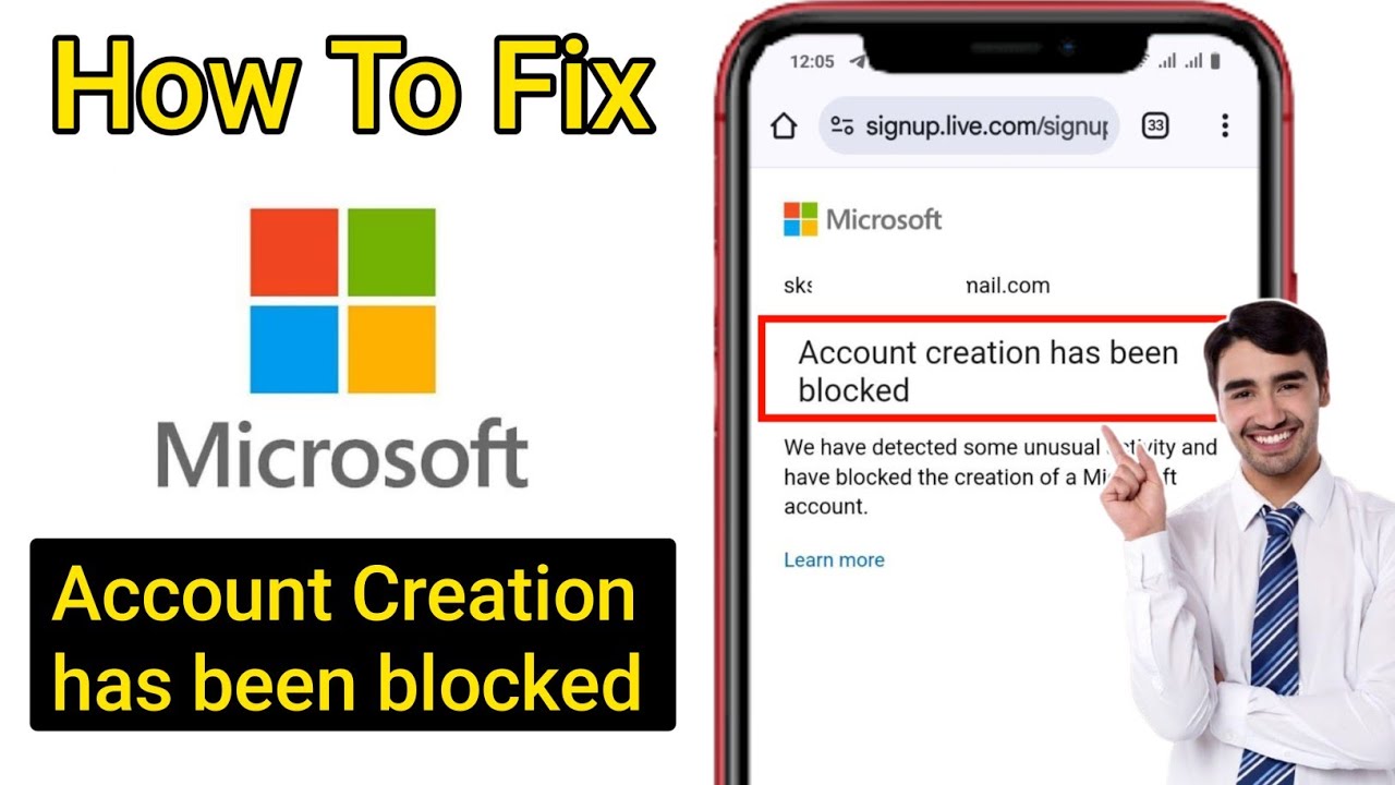 How to Fix Microsoft Account Creation Has Been Blocked (2025) | Account Creation Blocked Solution