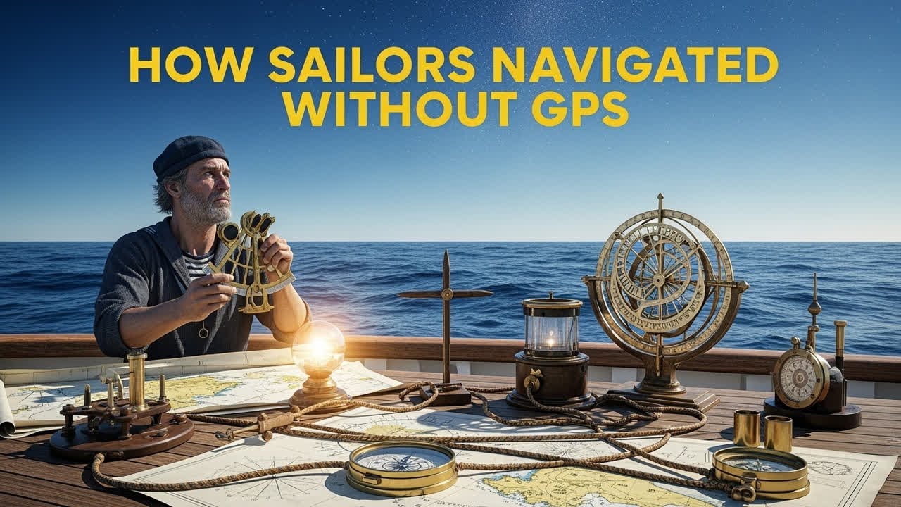 How Sailors Navigated Without GPS | SOLVING Longitude and MARINE Chronometer use | Nautical History