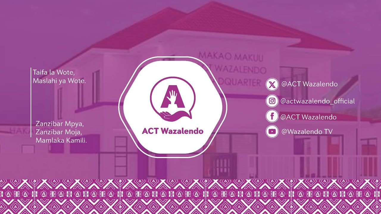 #LIVE 🔴MAADHIMISHO YA MIAKA 10 YA ACT WAZALENDO VIWANJA VYA MWAMI RUYAGWA KIGOMA. #KIGOMA #ACT #OMO