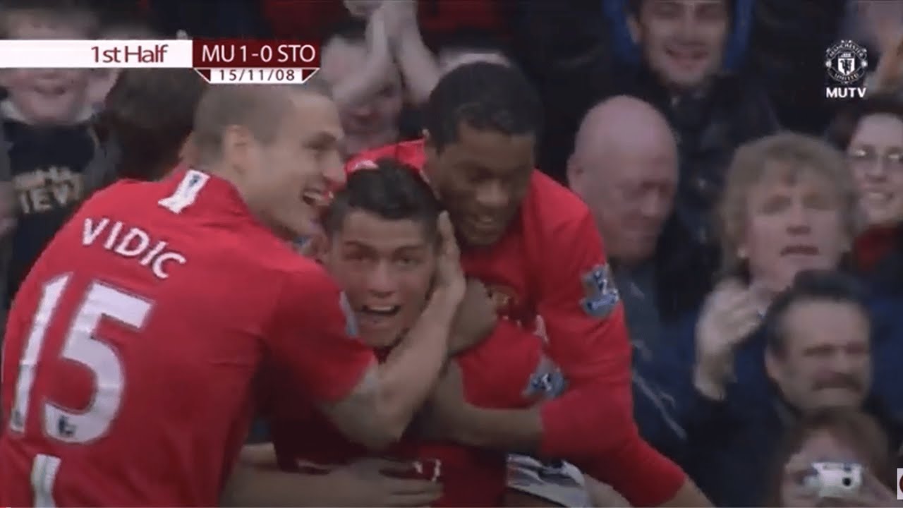 Manchester United v Stoke City 2008-09 FULL MATCH PREMIER LEAGUE (5-0)