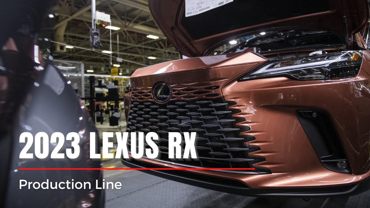 2023 Lexus RX Production Line - What Happens Inside the Canadian Car Factory