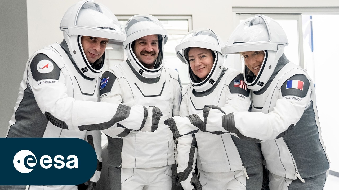 Launch of Crew-12 with Sophie Adenot | εpsilon mission (Official English broadcast)