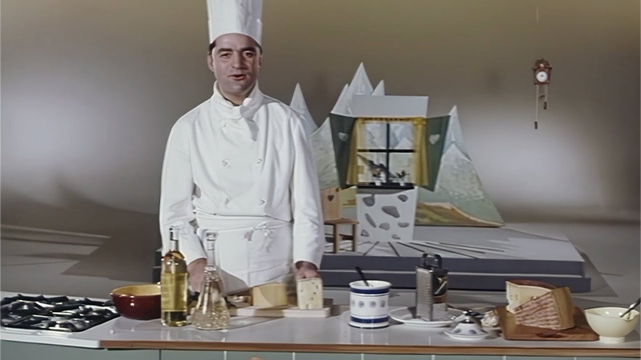 Werner Vögeli lagar Ostfondue (1967)