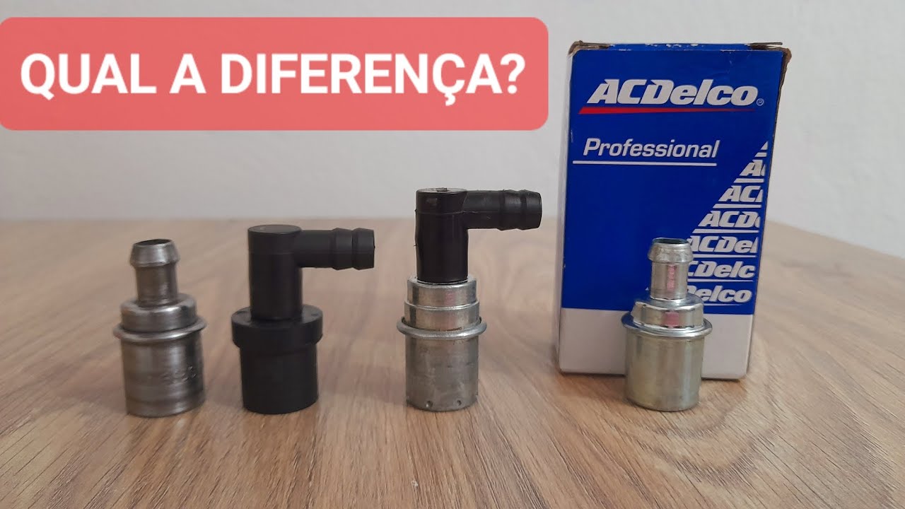 DIFERENÇAS DAS VÁLVULAS PCV (antichama) - FIESTA ZETEC ROCAM