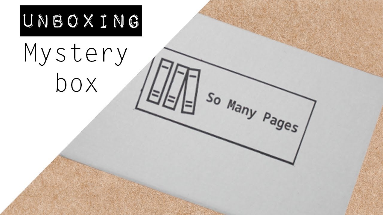 UNBOXING || So Many Pages - Mystery box