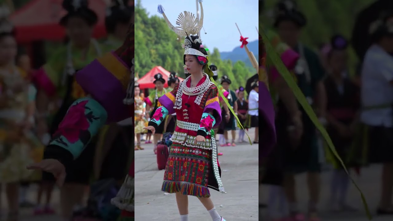 Hmong girl dance  #traditional #dance #beauty
