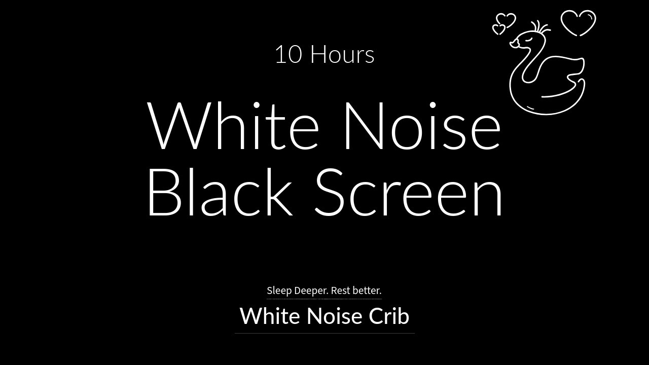 White Noise for Babies Who Struggle to Settle | 10 Hours | No Ads | Black Screen