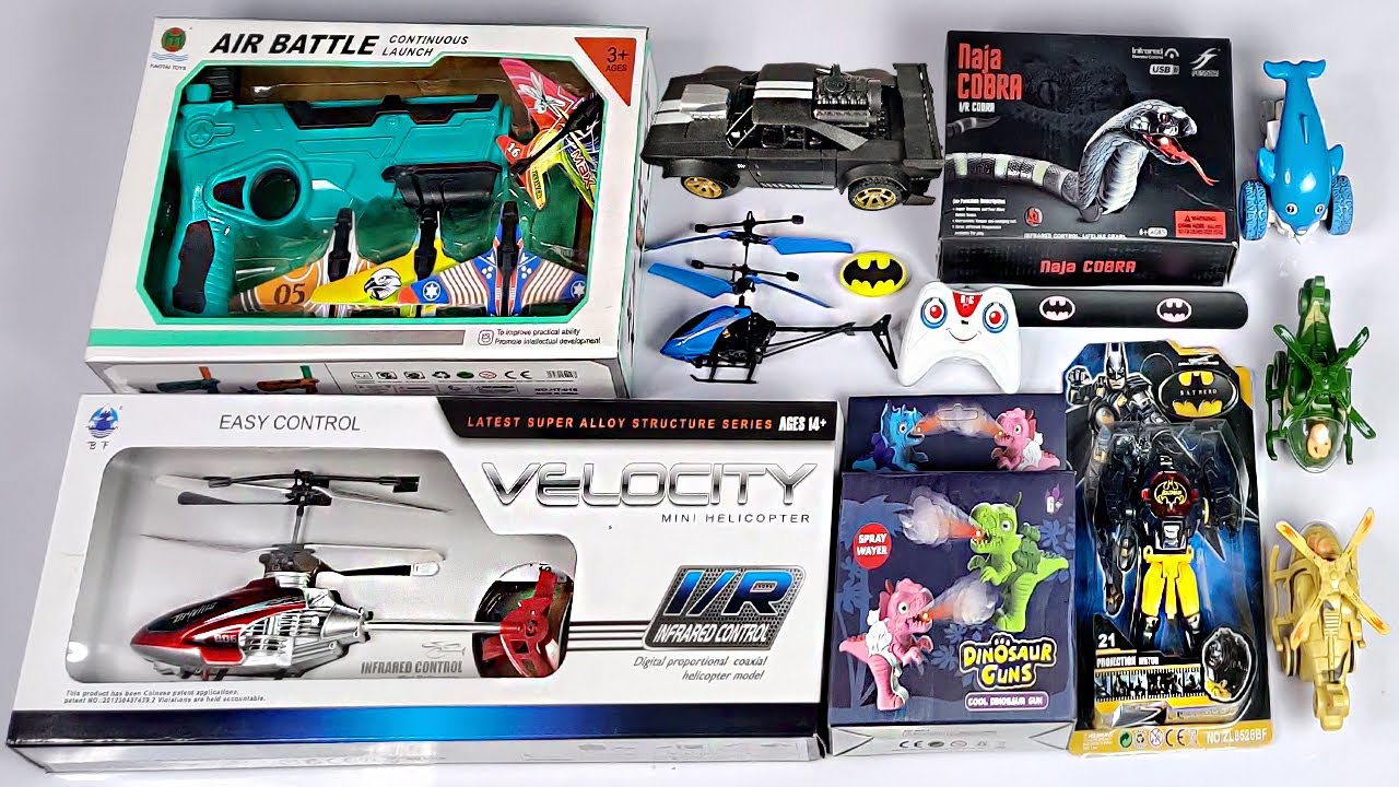 Ultimate Collection of Toys😱Rc Smoke Car, Rc Helicopter, Robot Watch, Airplane Battle Gun, Rc Snake