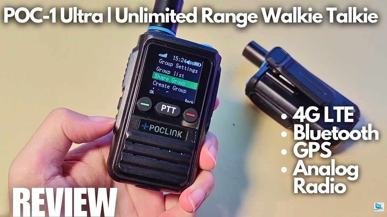 ОБЗОР: Poclink POC-1 Ultra | Рация с неограниченным радиусом действия? Глобальный 4G LTE + аналог...