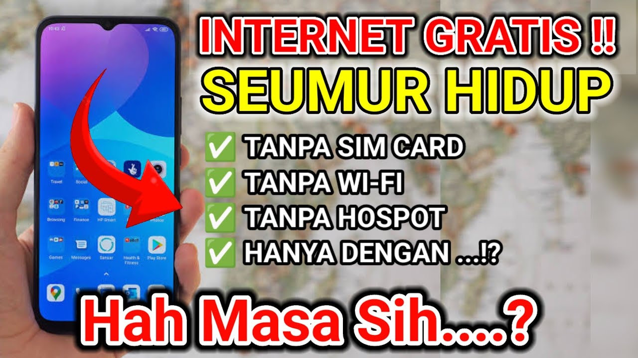 Akhirnya Bisa Internetan Gratis ‼️ Begini Cara Pakai Internet Gratis ⁉️