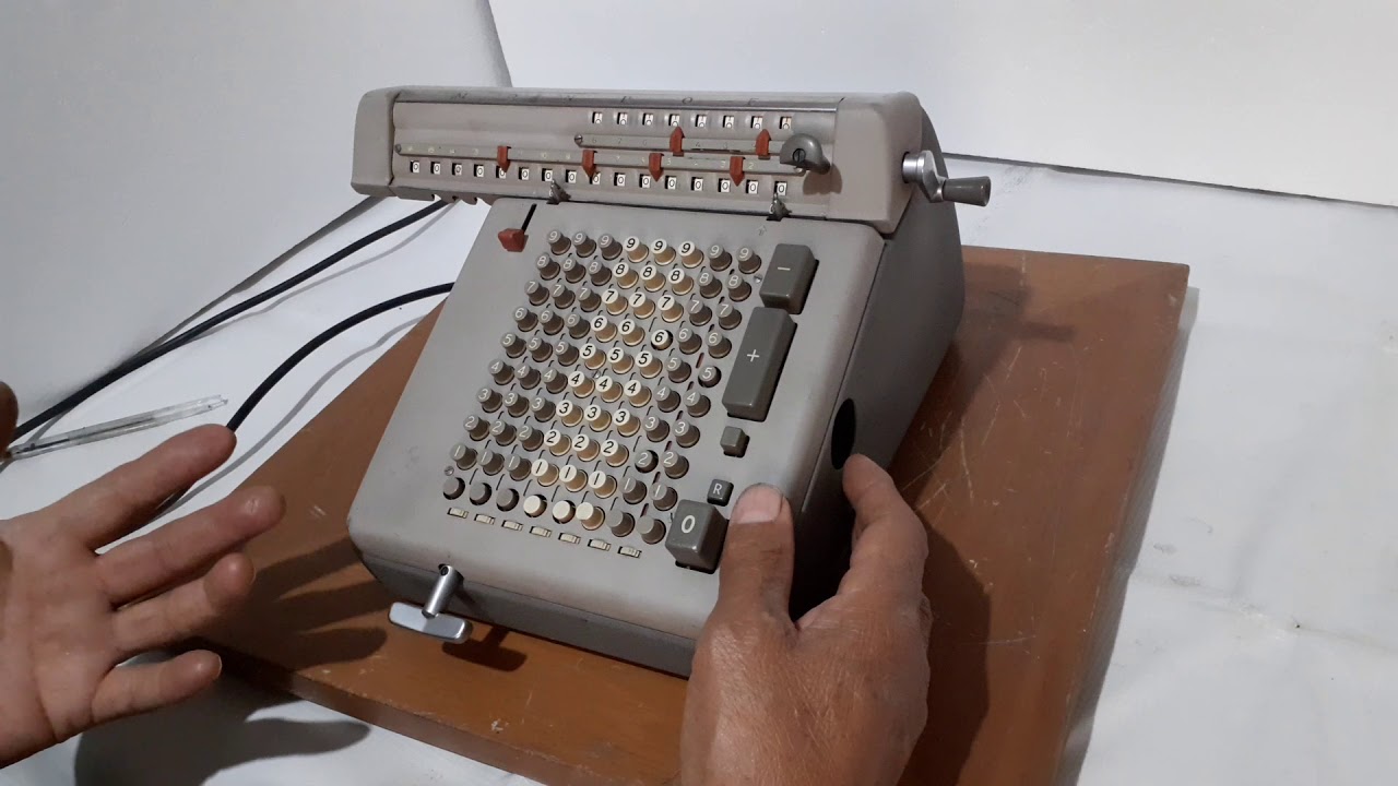 Maquina calculadora, MONROE, modelo LA7-160