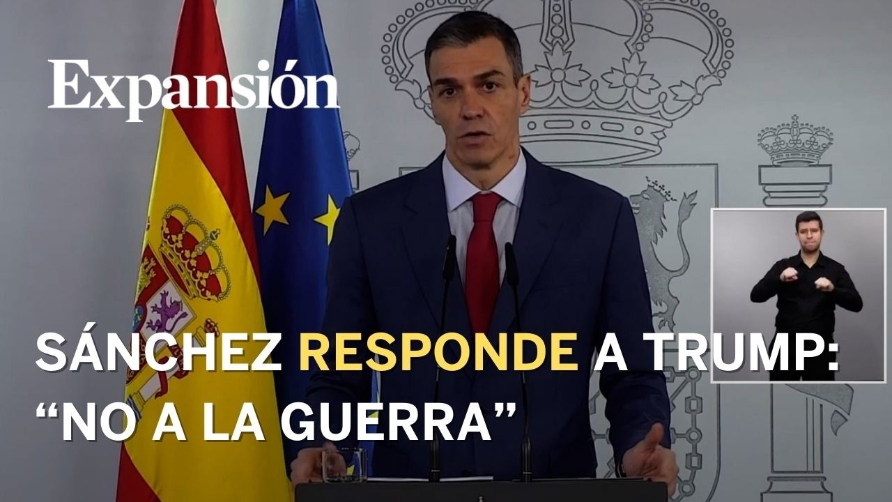 Sánchez responde a las amenazas de Trump con un 