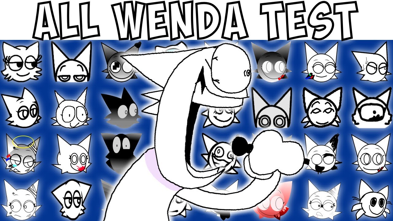 ALL WENDA TEST | FNF Character Test | Gameplay VS Playground