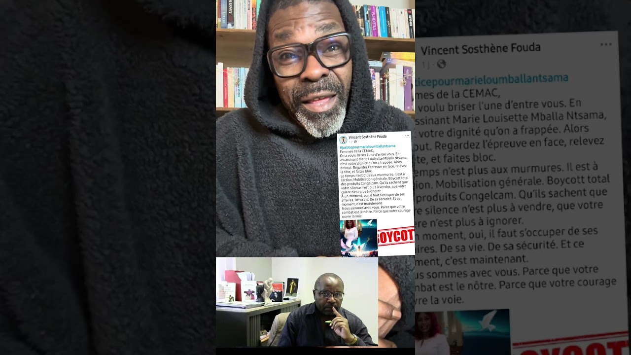 Sosthène fouda appelle au boycott des produits congelcam de Ngouchingue sylvestre 