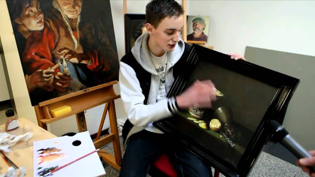 Binnenland - Kunstschilder van 16 jaar