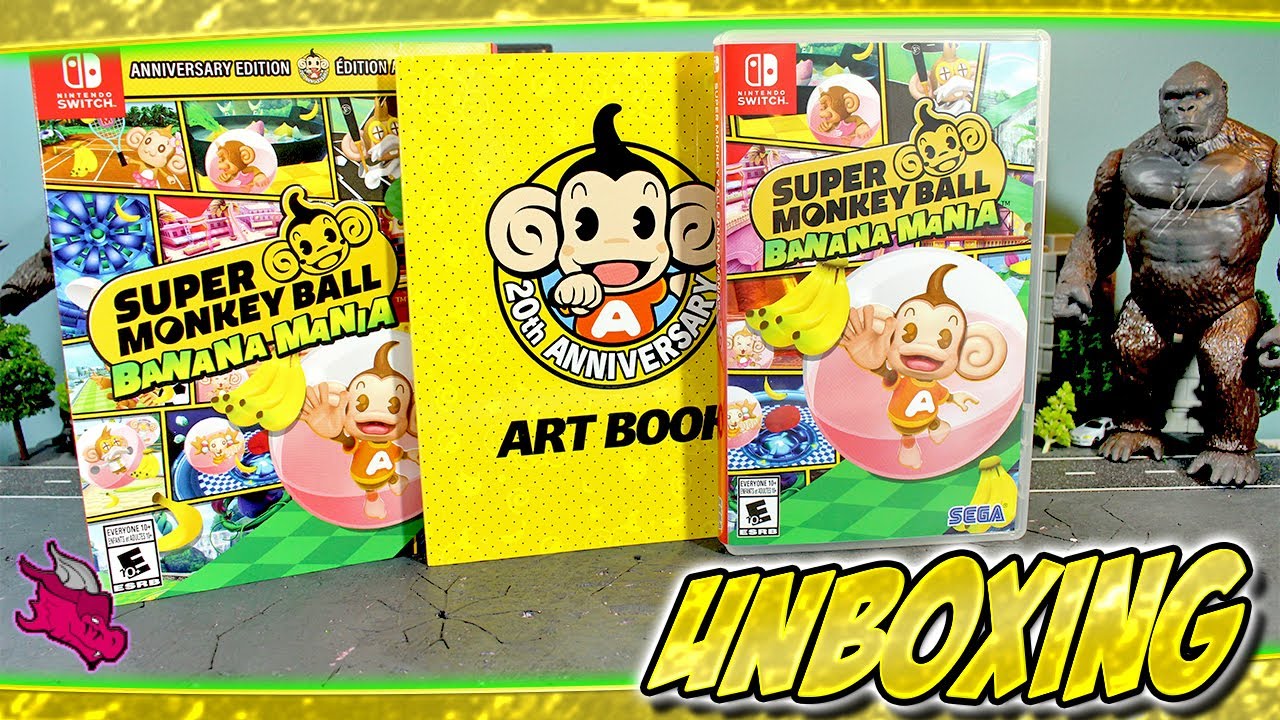Super Monkey Ball: Banana Mania Anniversary Edition UNBOXING