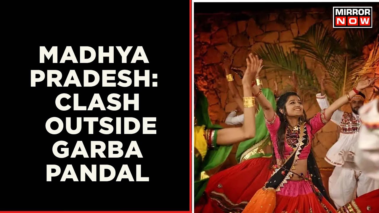 Clash Outside Garba Pandal Between 2 Groups In Madhya Pradesh's Indore Caught On Camera