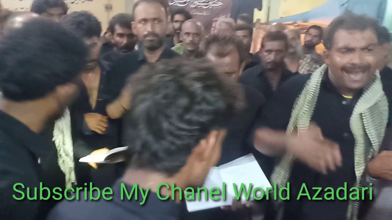 Noha Sakina rondi pae he tamachy lagdy pay hin, Nohay Khwan Zulifqar Ali Laghari