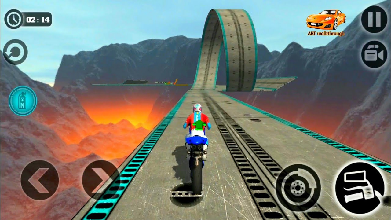 Impossible Motor Bike Track stunts Racing Tracks new bike