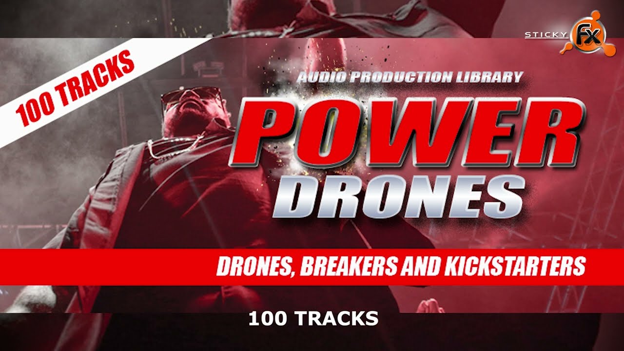 Sticky FX Productions - Power Drones Audio Production Library Demonstration (2021)