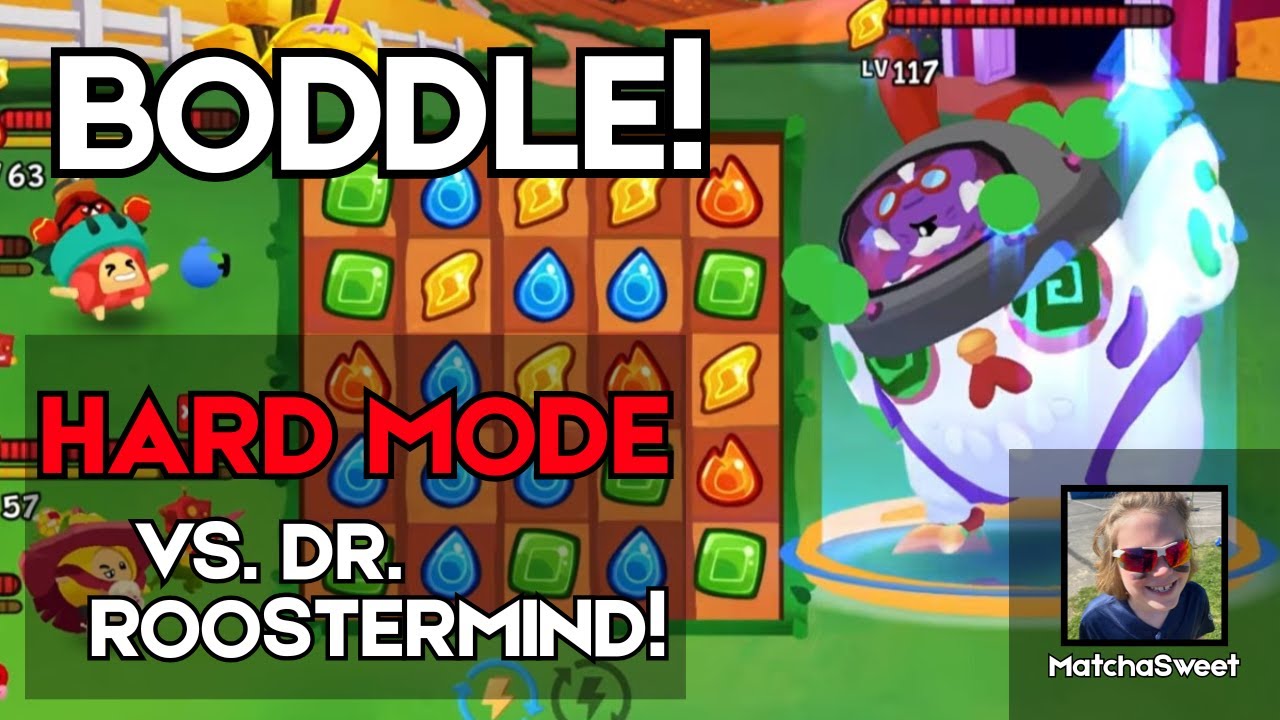 DEFEATED DR. ROOSTERMIND!!! IN HARD MODE!!! BEST BODDLE WIN YET!!!!