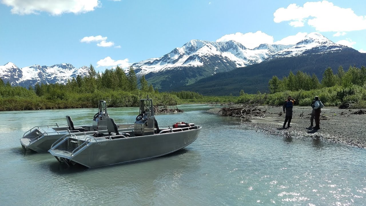 20 Mile, Carmen Lake run. 14' mini jet boats