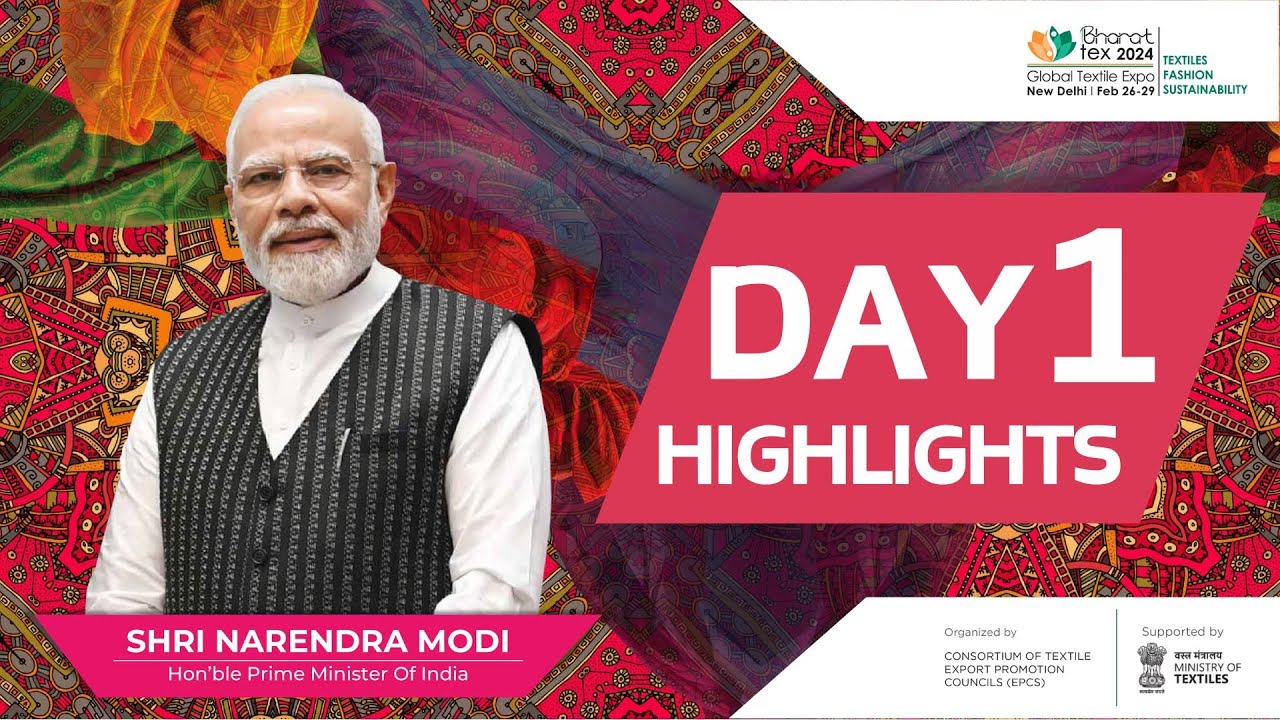 Bharat Tex 2024 Day 1 Highlights