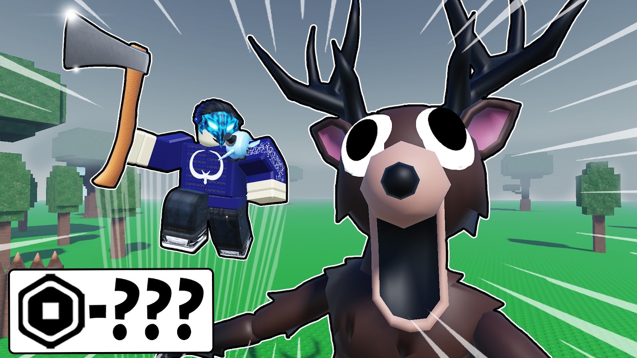 AKU JADI PREMAN HUTAN LAWAN MONSTER RUSA DI ROBLOX INI ? | Roblox 99 NIghts In The Forest Indonesia