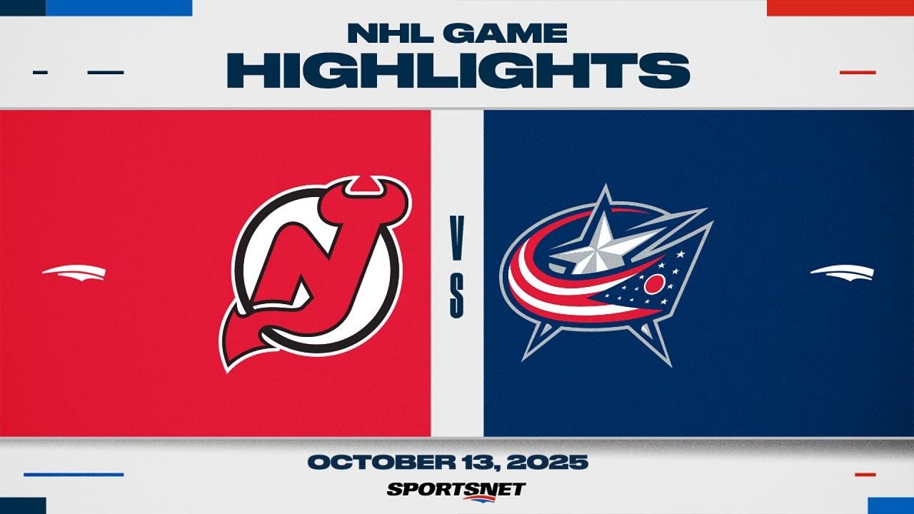 NHL Highlights | Devils vs. Blue Jackets - October 13, 2025