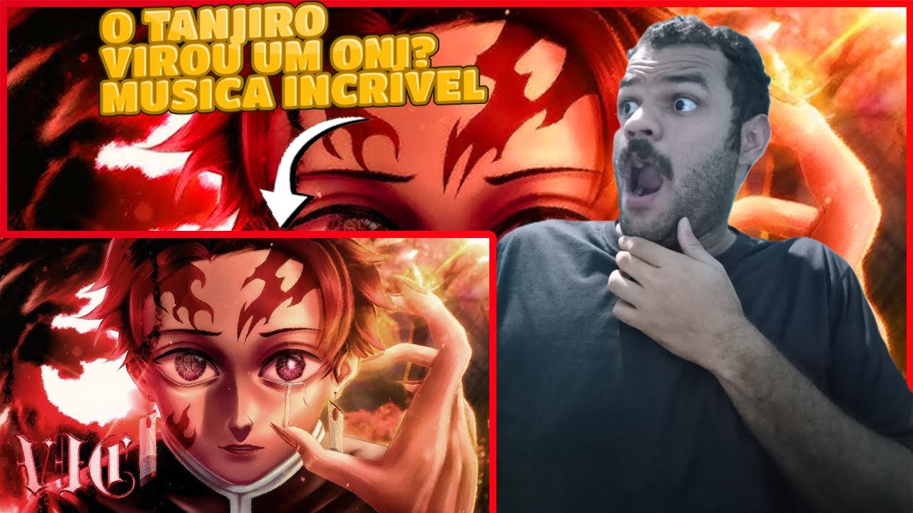 Sob o Luar (Tanjiro) | vic feat. ‪@LKZnaVoz‬ - REACT