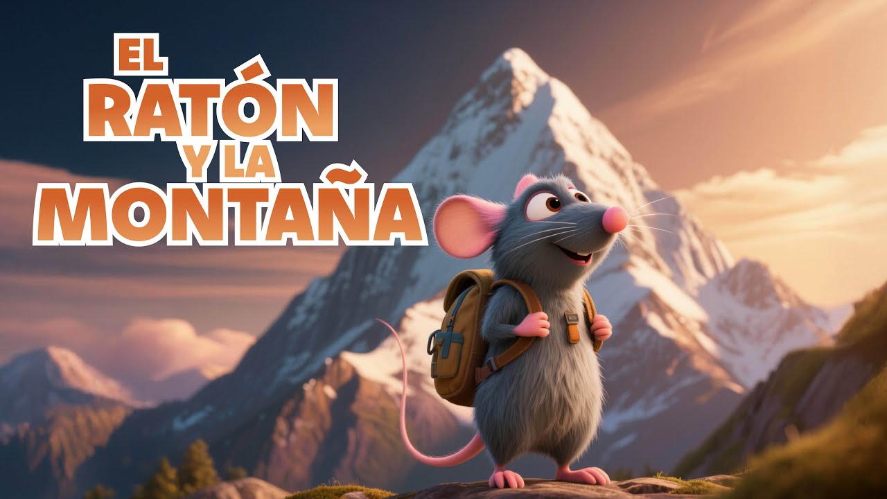 EL RATÓN Y LA MONTAÑA | cuento infantil largo sobre valentía y perseverancia