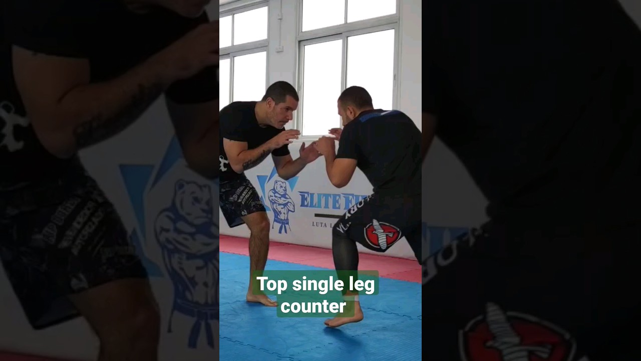 Top Luta Livre technique - heel hook counter to single leg