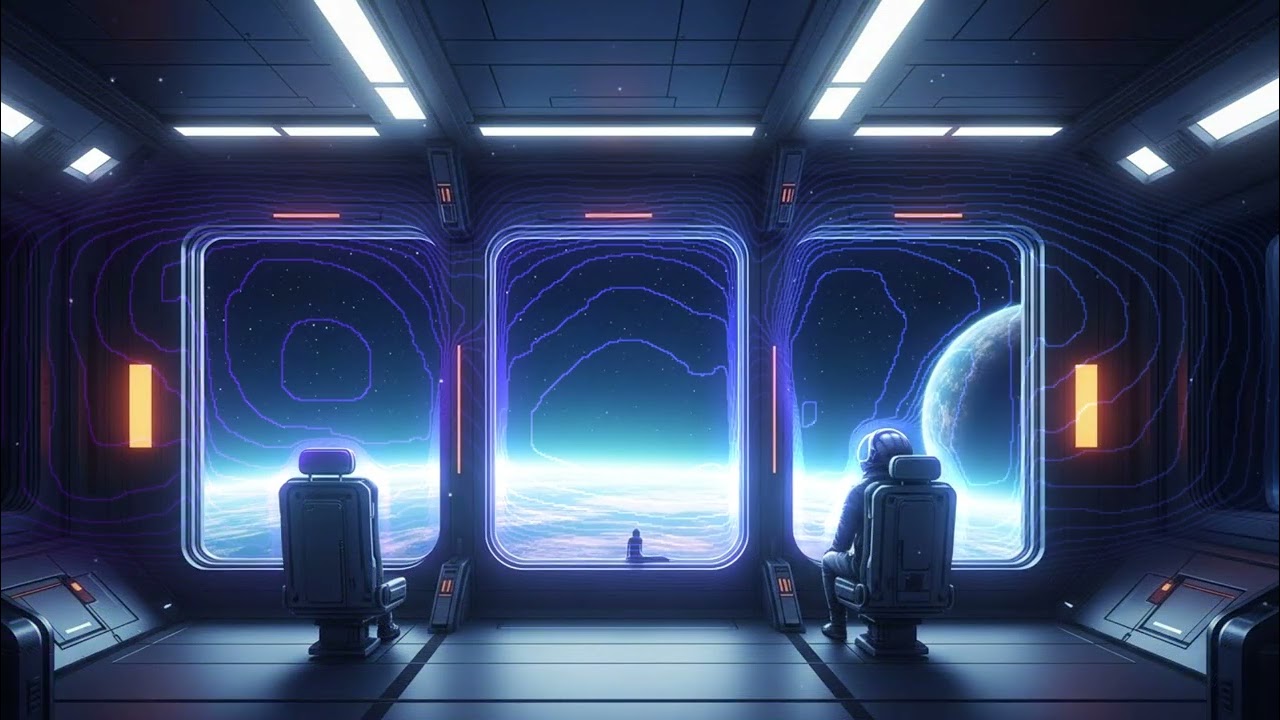 Calming Sci-Fi Music for Sleep and Study | 90 Minutes Futuristic Ambient Music for Relaxation