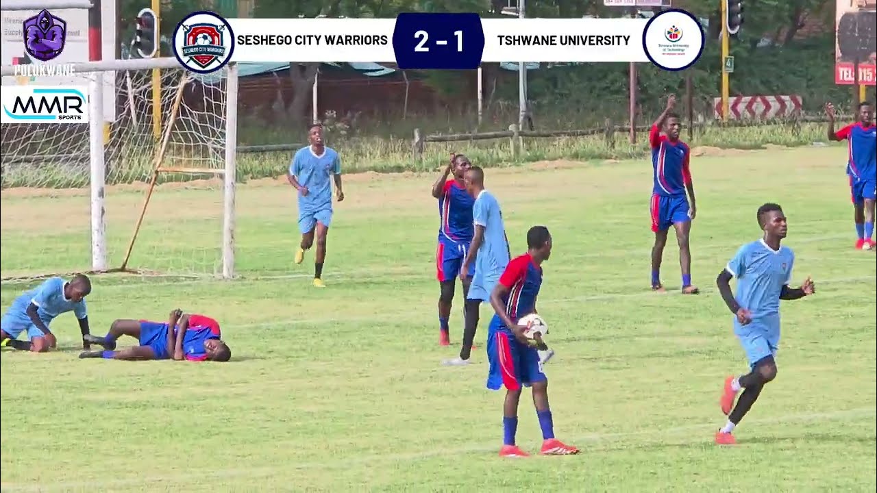 Основные моменты | Seshego City Warriors (синие) 2 - 1 TUT (красные) | Региональная лига SAFA Cap...