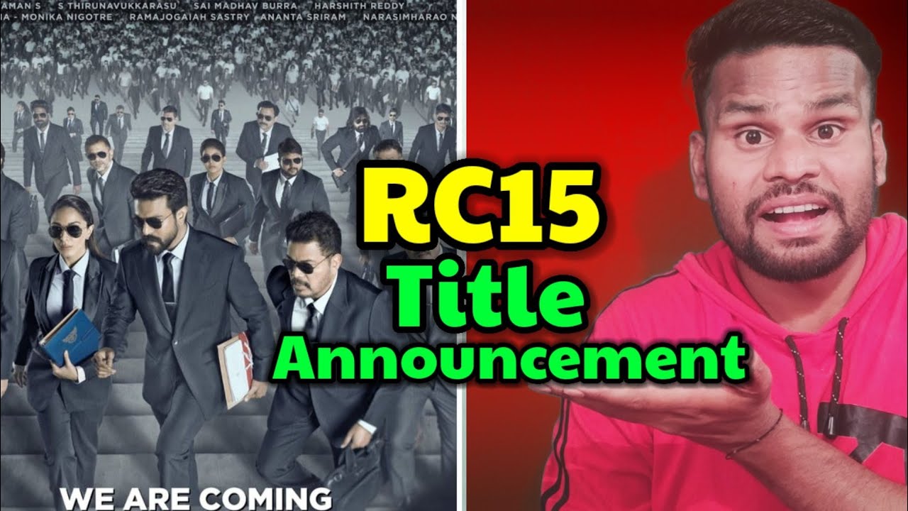RC15 title announcement video released date confirmed #rc15 #ramcharan #kamalkumar