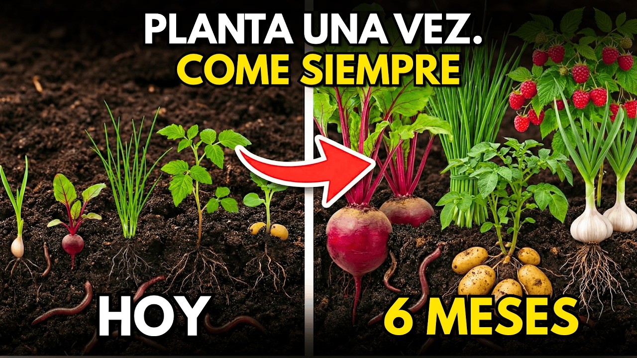 10 Cultivos que Siembras UNA Sola Vez y Te Alimentan por AÑOS