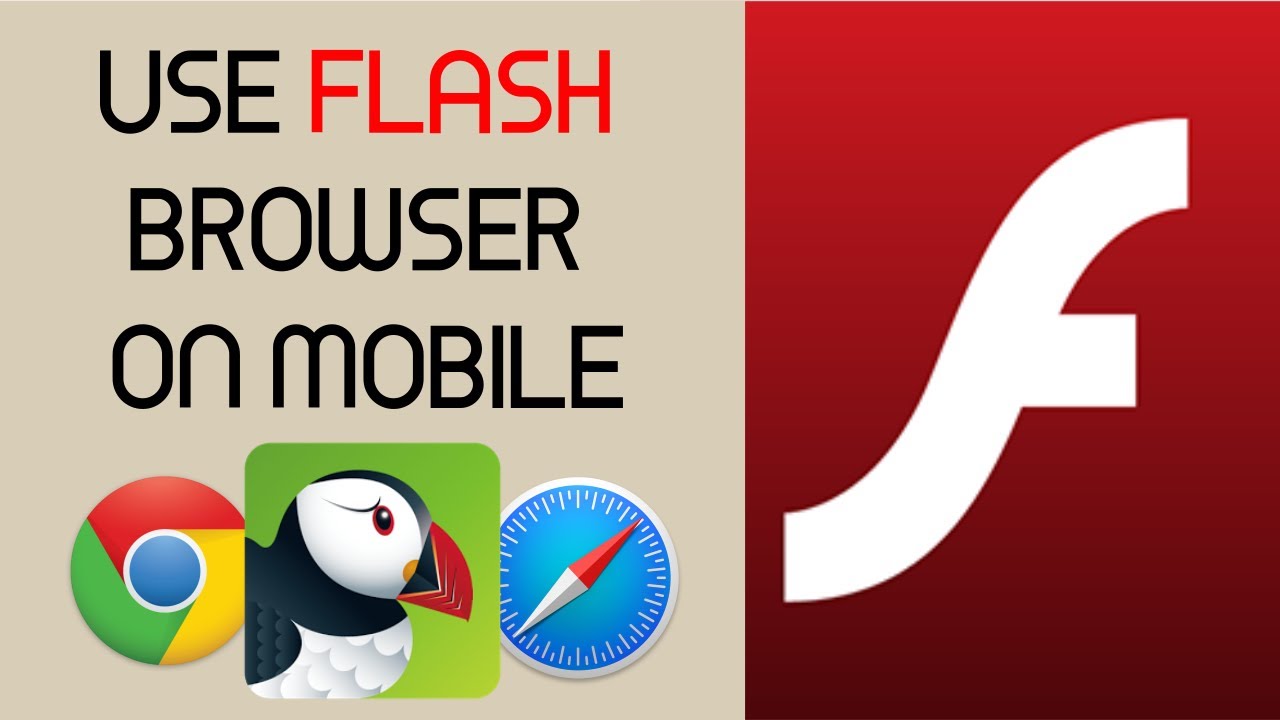 How to Use ADOBE FLASH PLAYER on mobile - iOS & Android
