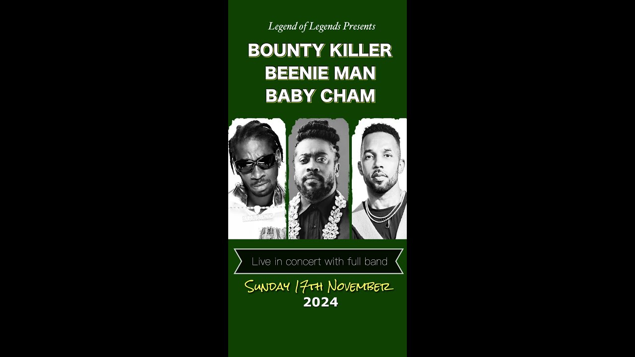 Bounty Killer, Beenie Man & Baby Cham - London Wembley Arena 2024