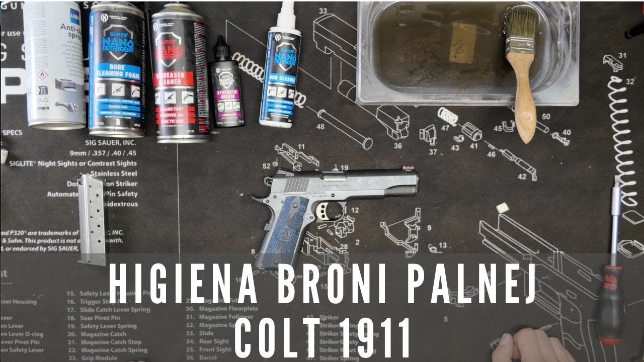 #57 Higiena Broni Palnej | Colt 1911. Czyszczenie i konserwacja.